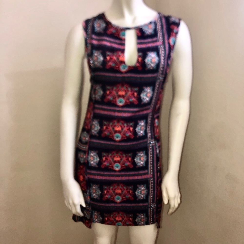 Three of Something Indian Print Dress